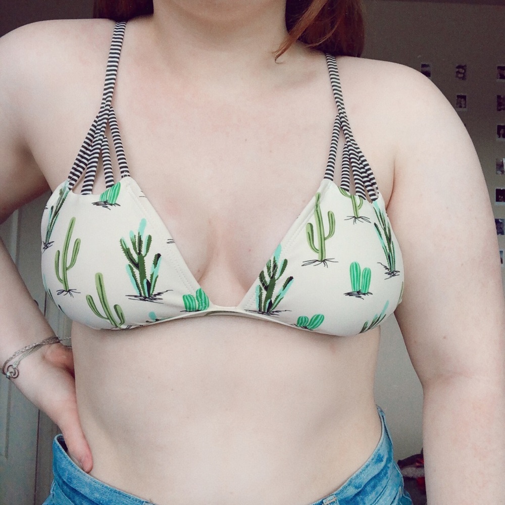 Target Xhilaration Cactus Bikini Top